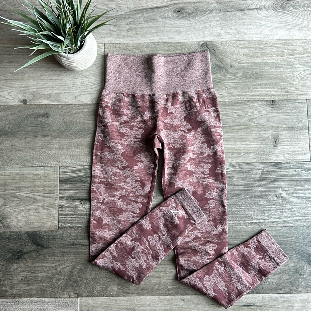 Gymshark High Waisted Adapt Camo Seamless Legging
